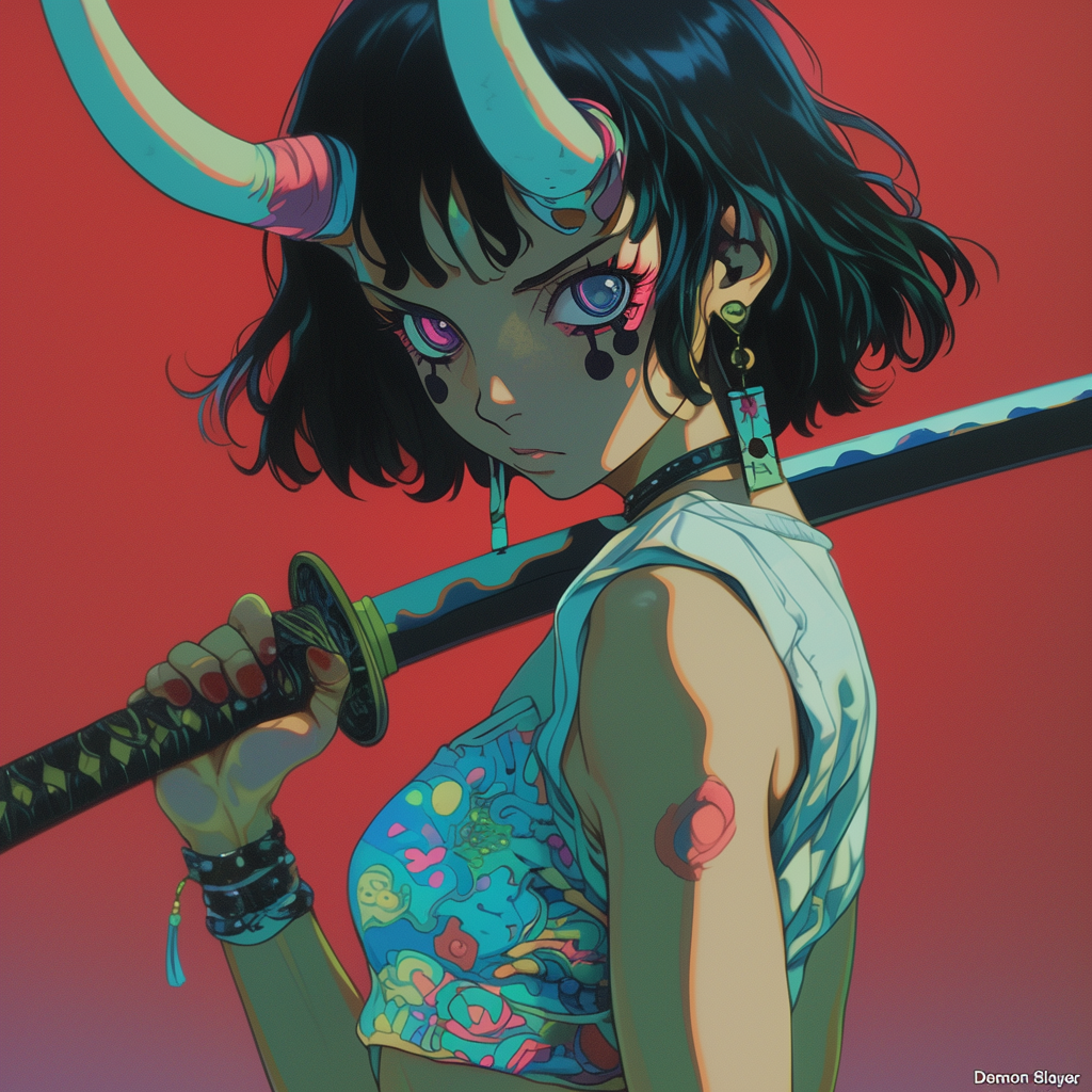 Demon Slayer Reimagined in the 1990s