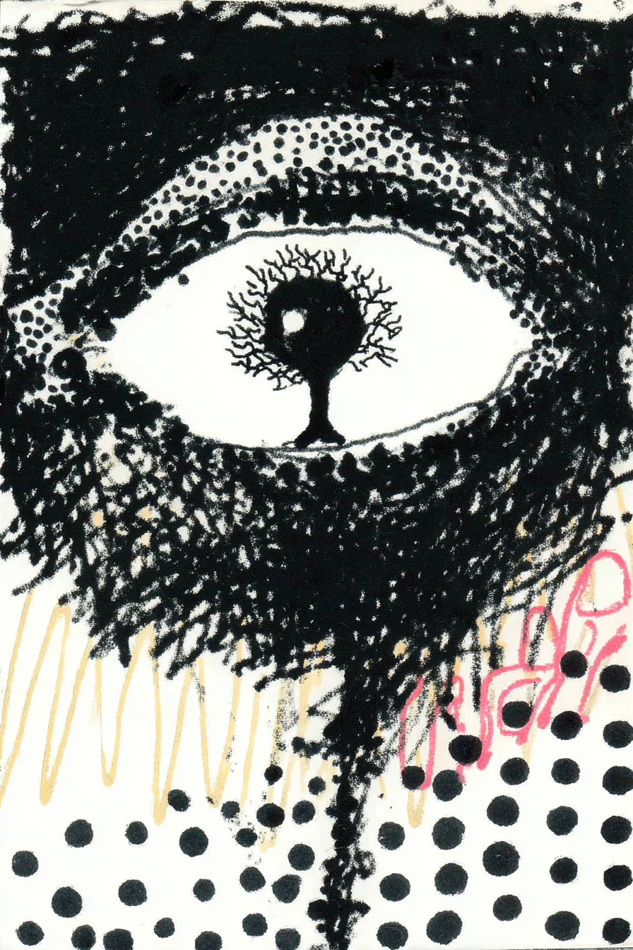 Eye with a Tree of Life Pupil