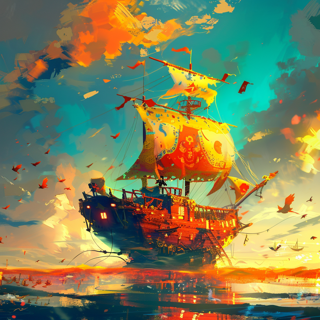 Étrange navire pirate