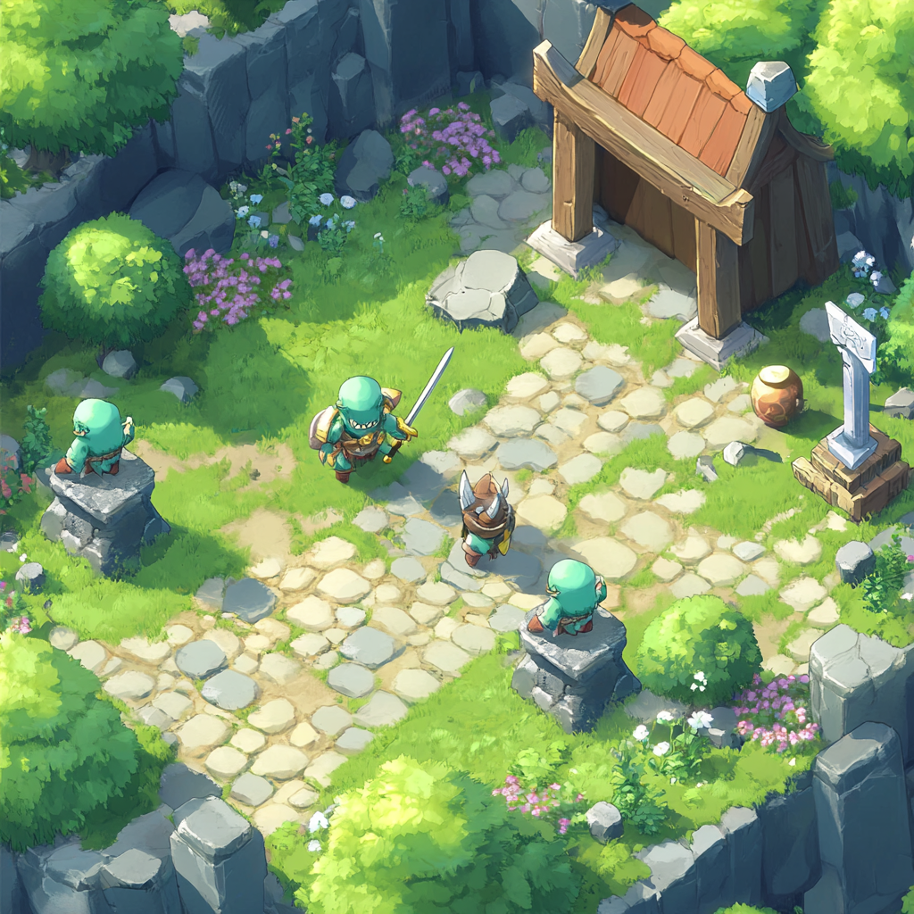 Storybook Goblin Camp Battle