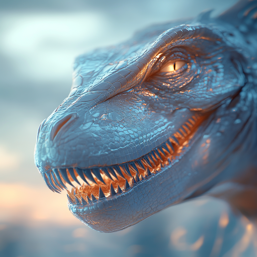 Tyrannosaurus Rex on a Clean Background