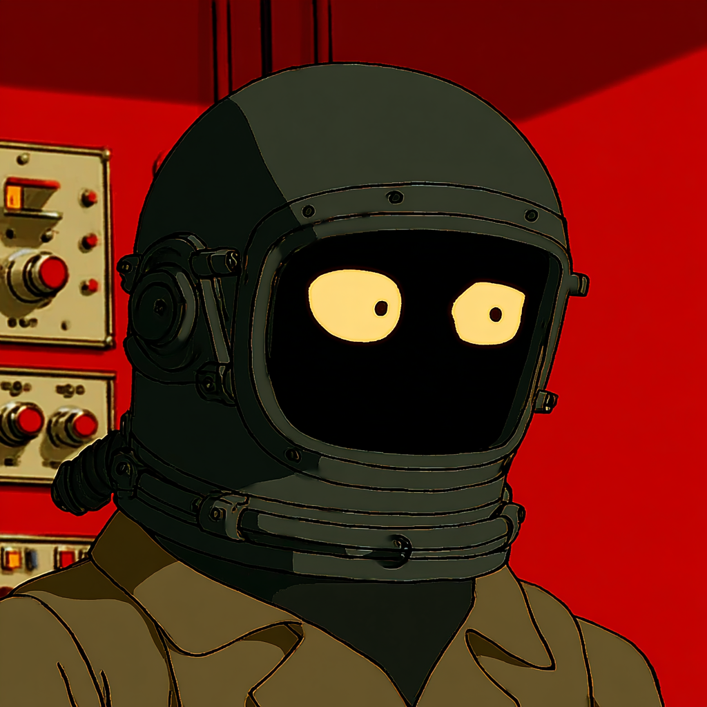 Brutalist Mechanical Astronaut