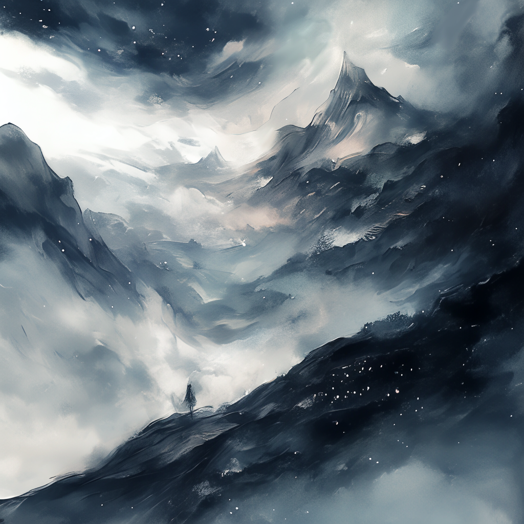 Stylized Anime Mountain