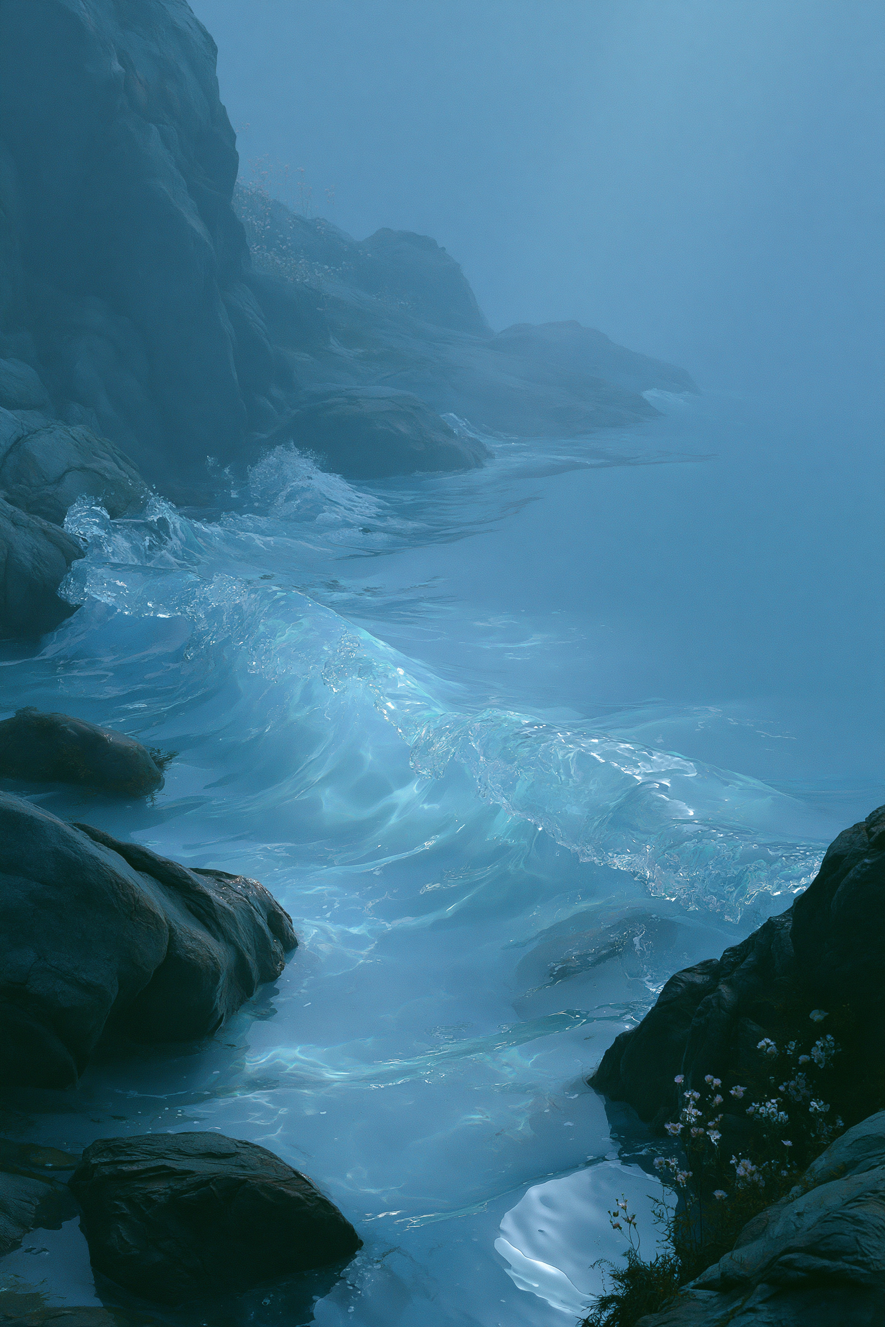 Coastal Blue Art Print