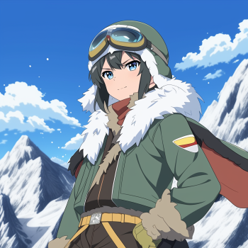 Explorateur anime stylisé