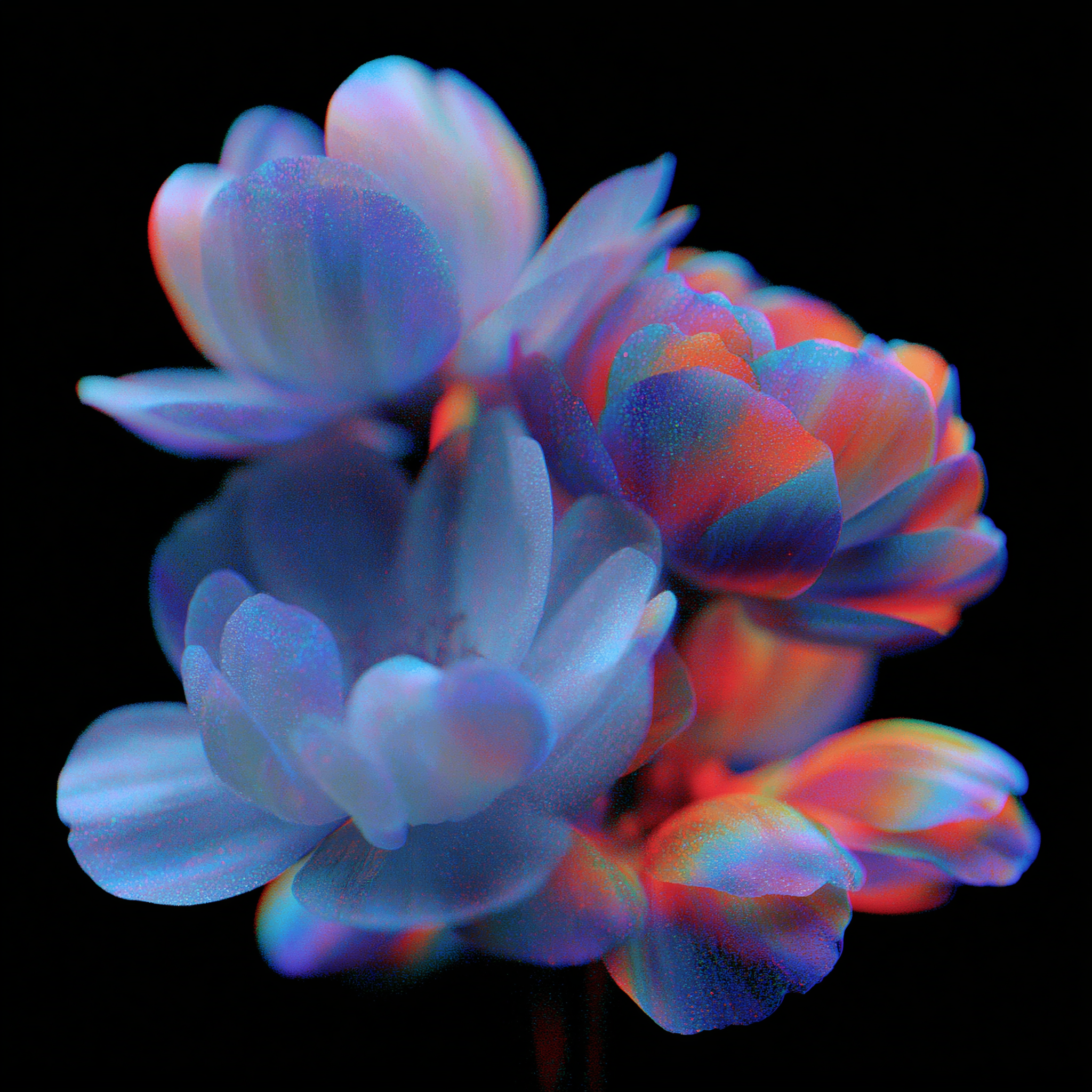 Abstract Particle Typography Study