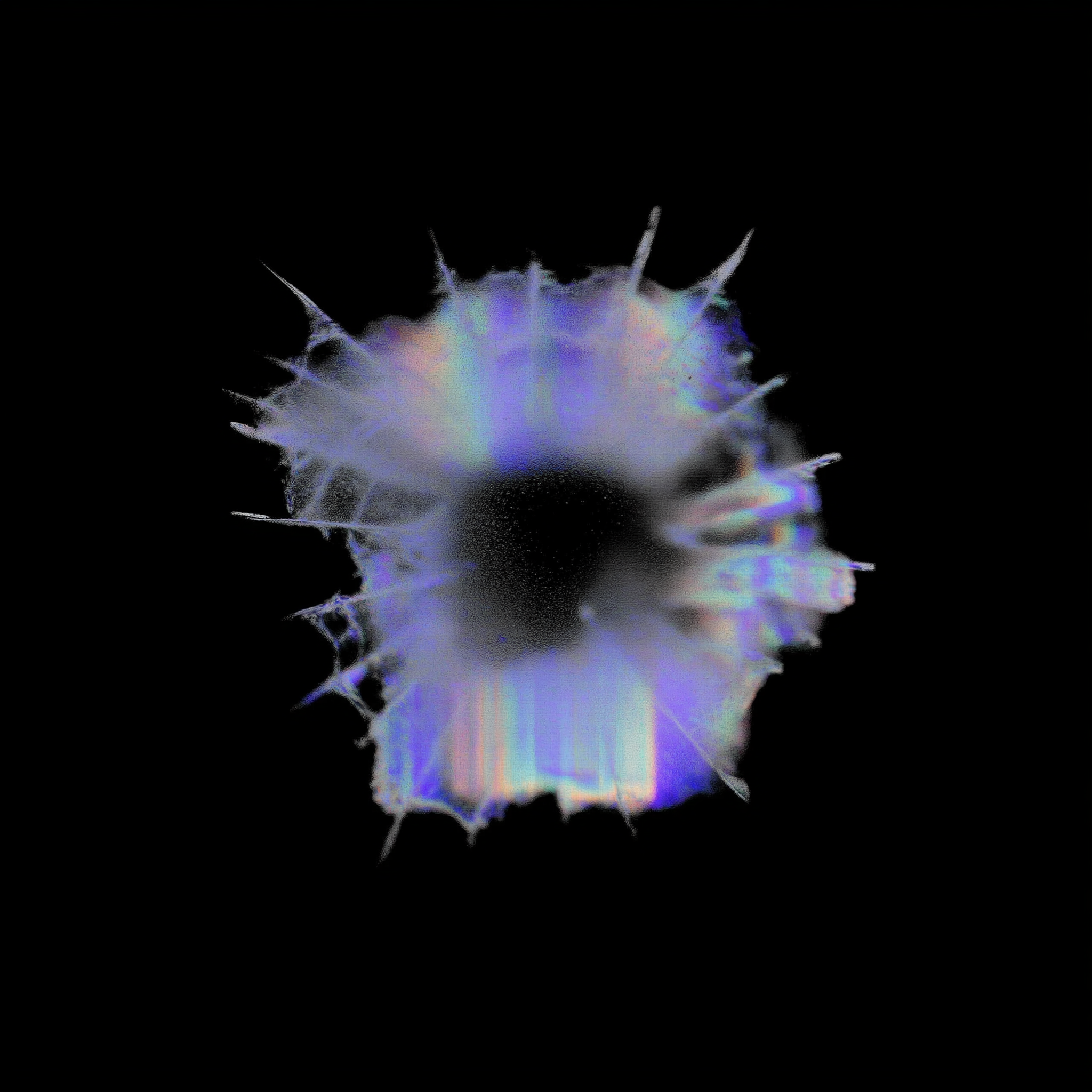 Bullet Impact on Security Glass Decal