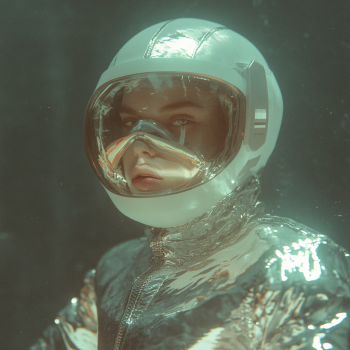 Wes Anderson–Style Swimmer