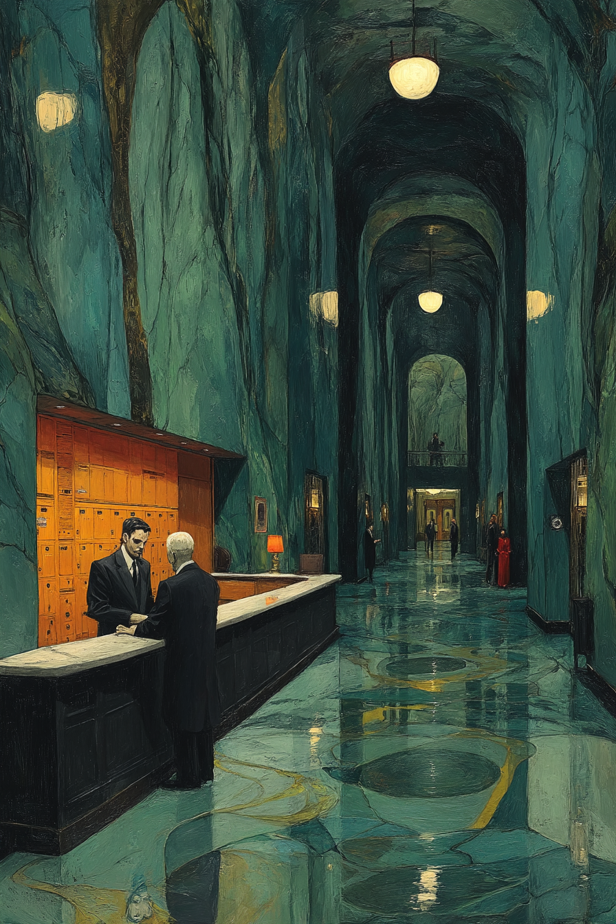 Concierge in the Lobby of Lost Names