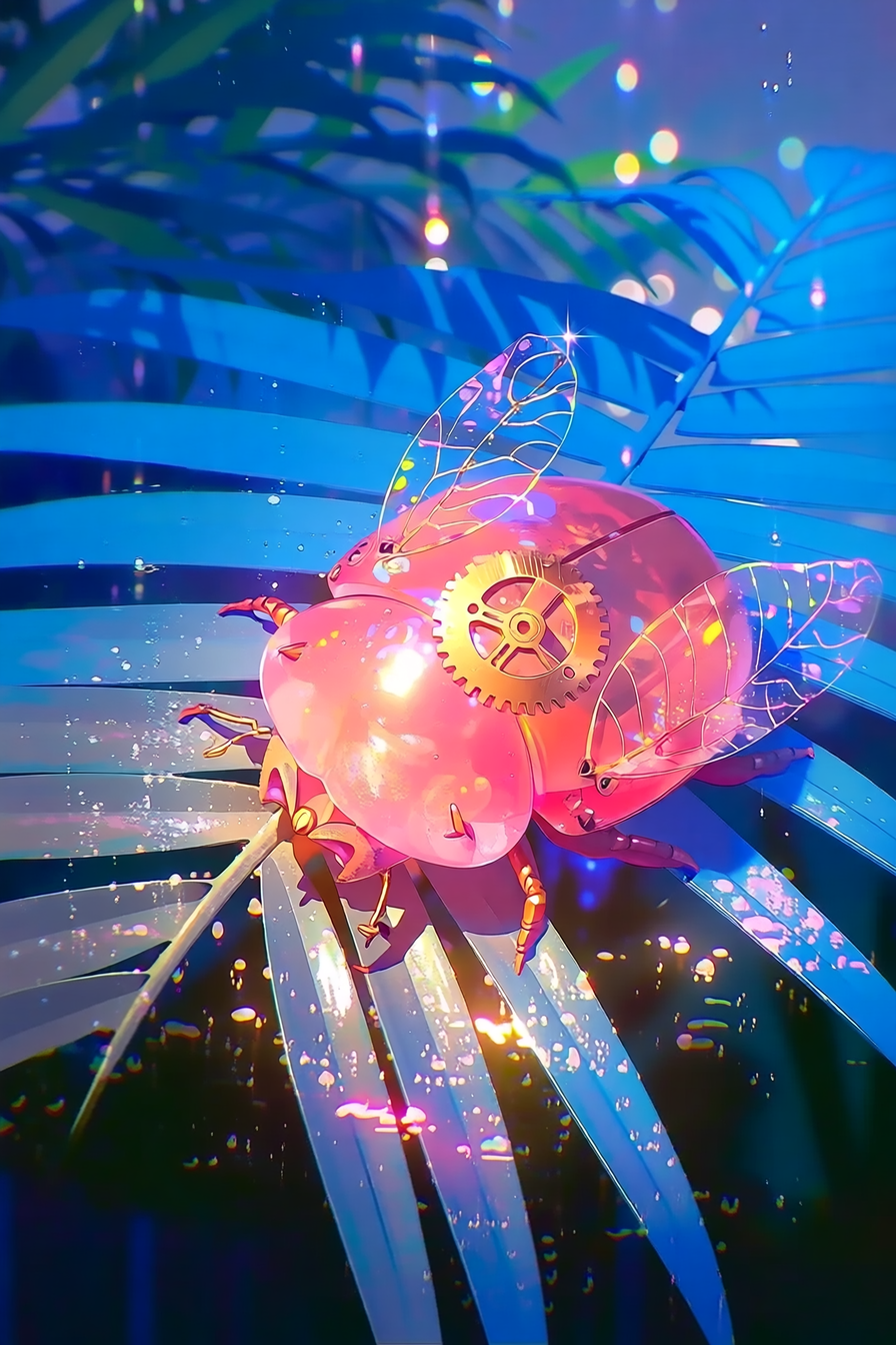 Ruby Clockwork Beetle