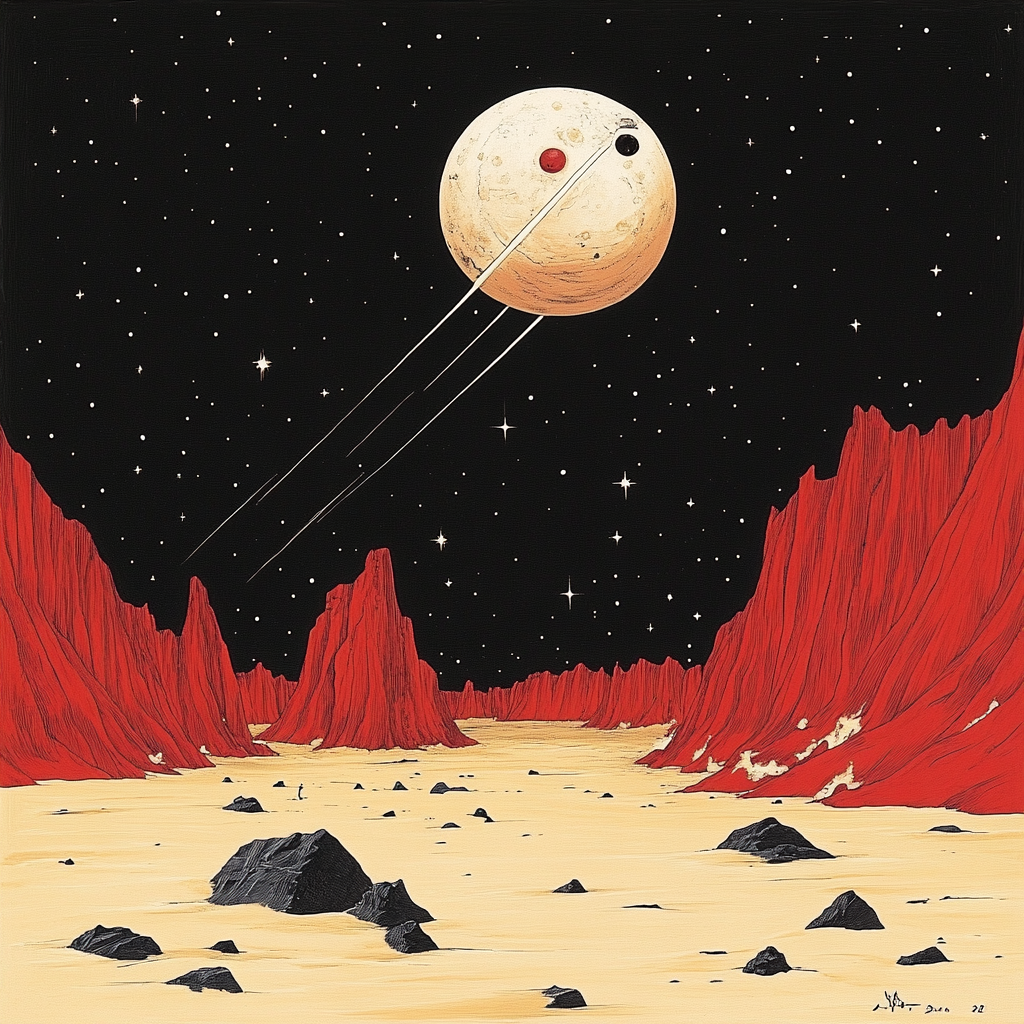 Mars Illustration Study