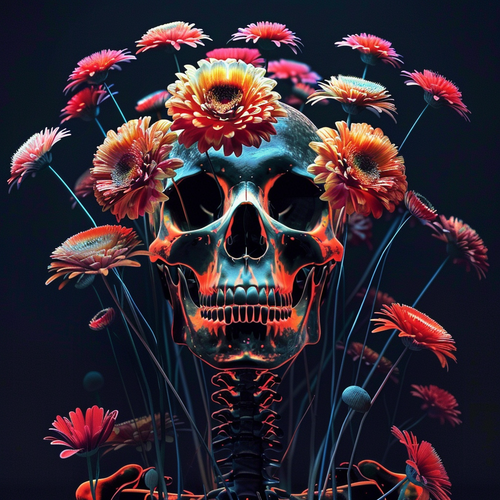 Tod zwischen Blumen