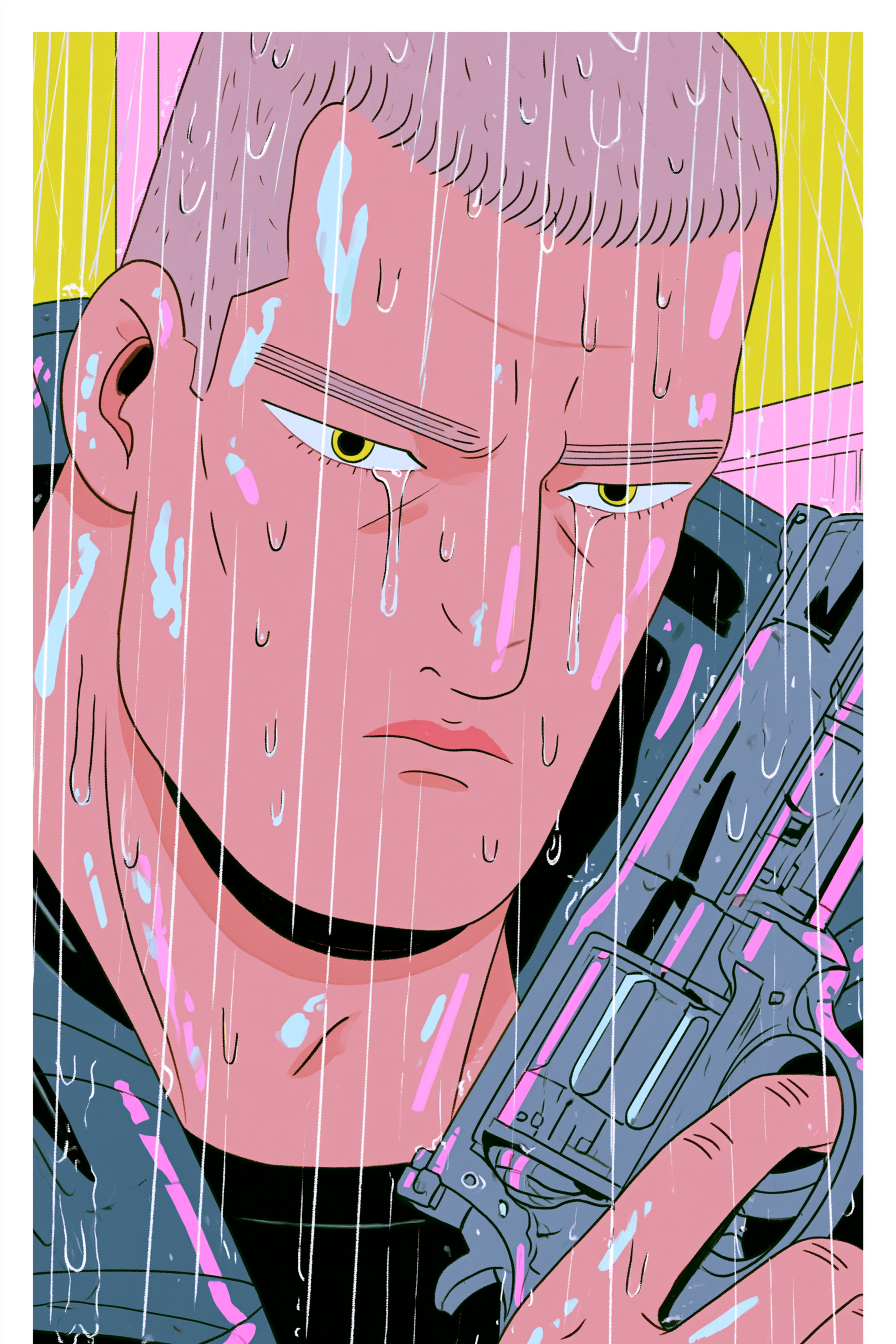 霓虹雨中的复制人猎手
