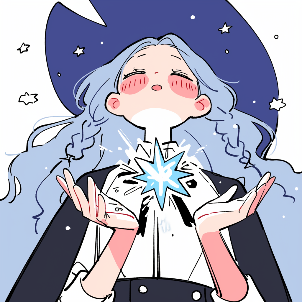 Blue-Haired Ice Mage