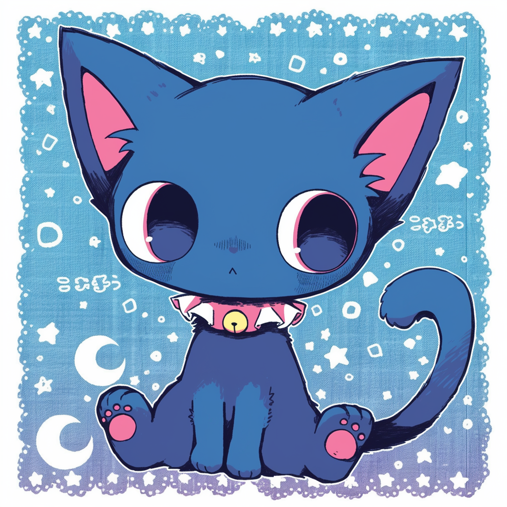 Anime Cat Style Study