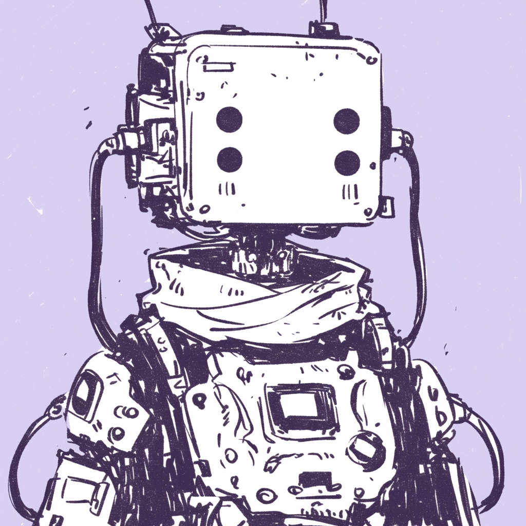 Humanoid Robot in a Distorted Urban Ruin