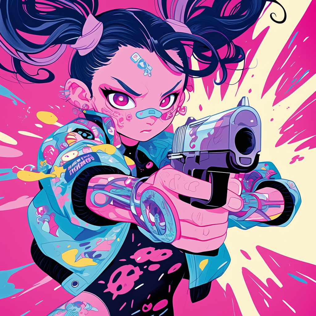 Cyberpunk Chun-Li Comic Cover