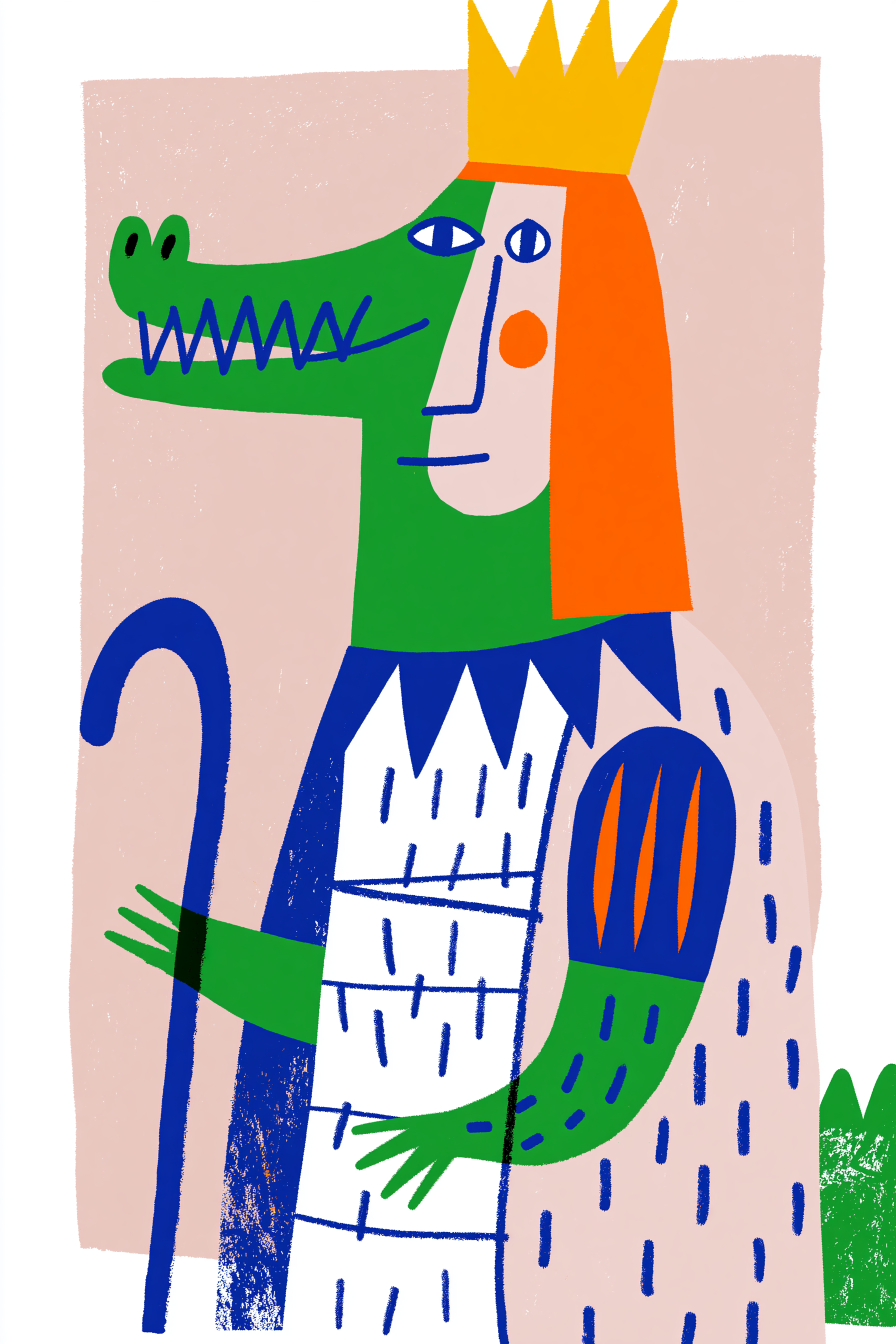 Red-Haired Crocodile King
