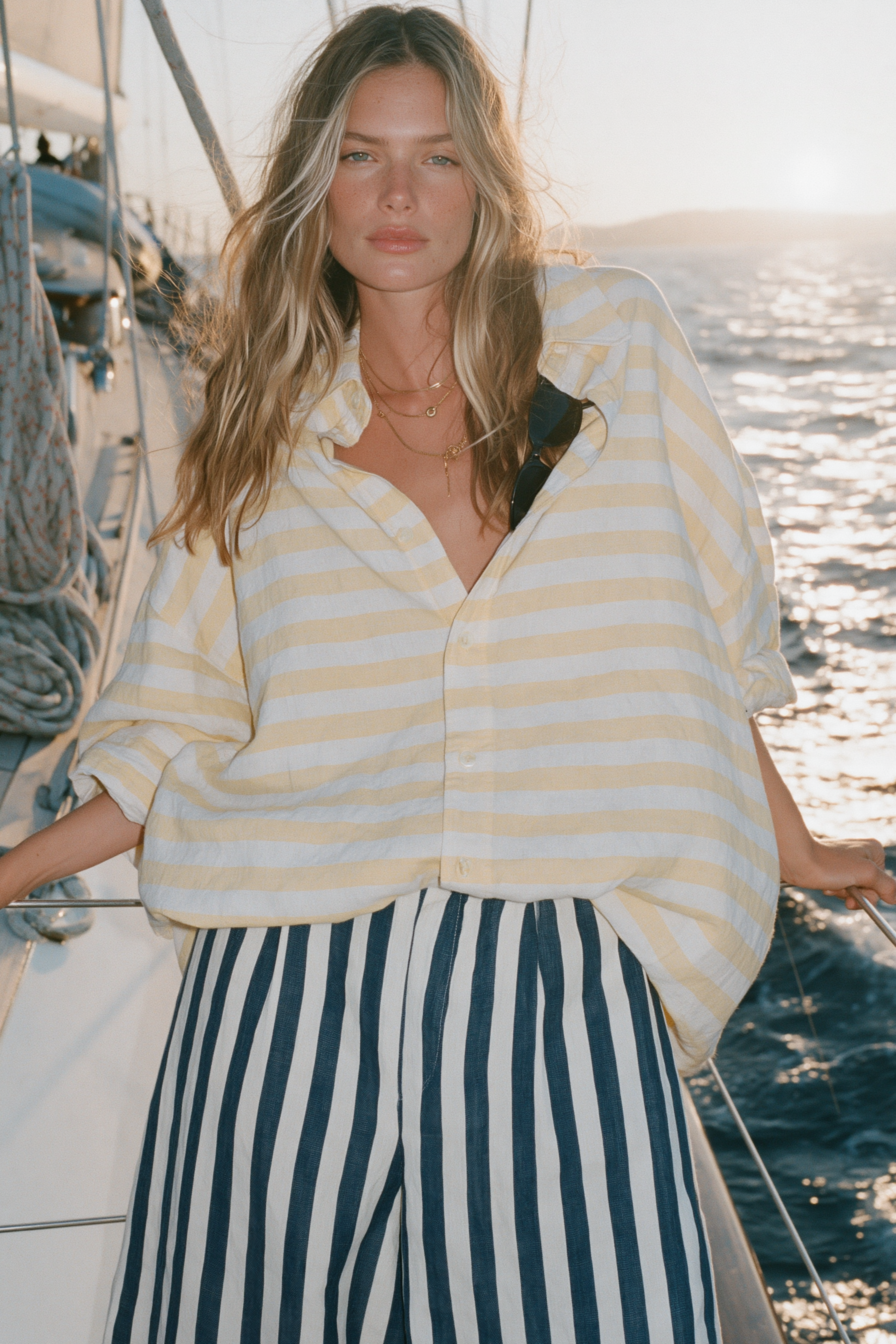 Striped Sailing-Yacht Fashion
