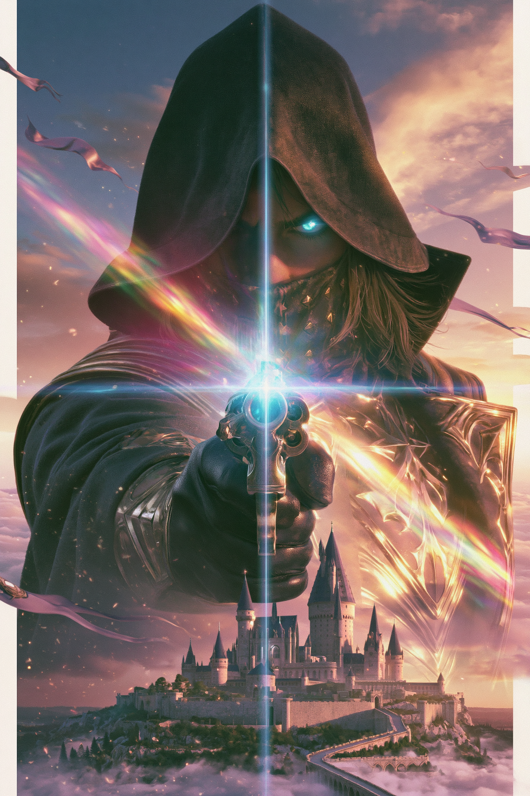 Subtle Gold-and-Blue Fantasy Cover Animation