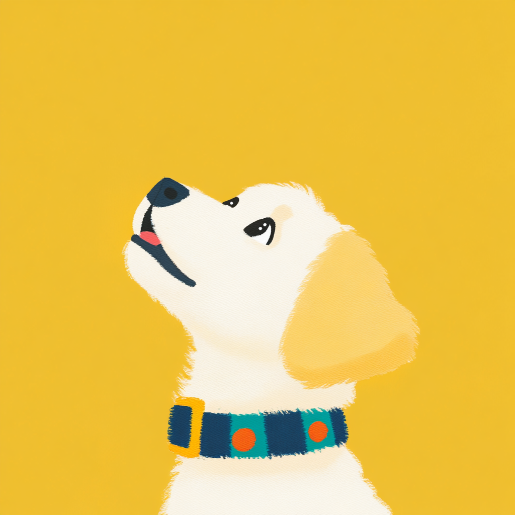 Puppy on a Clean Background
