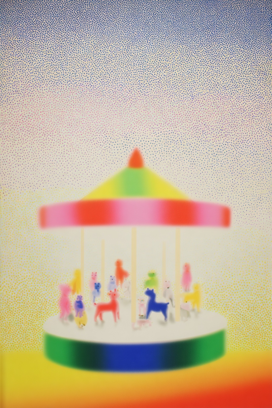 Carousel Booth of Animal Dolls
