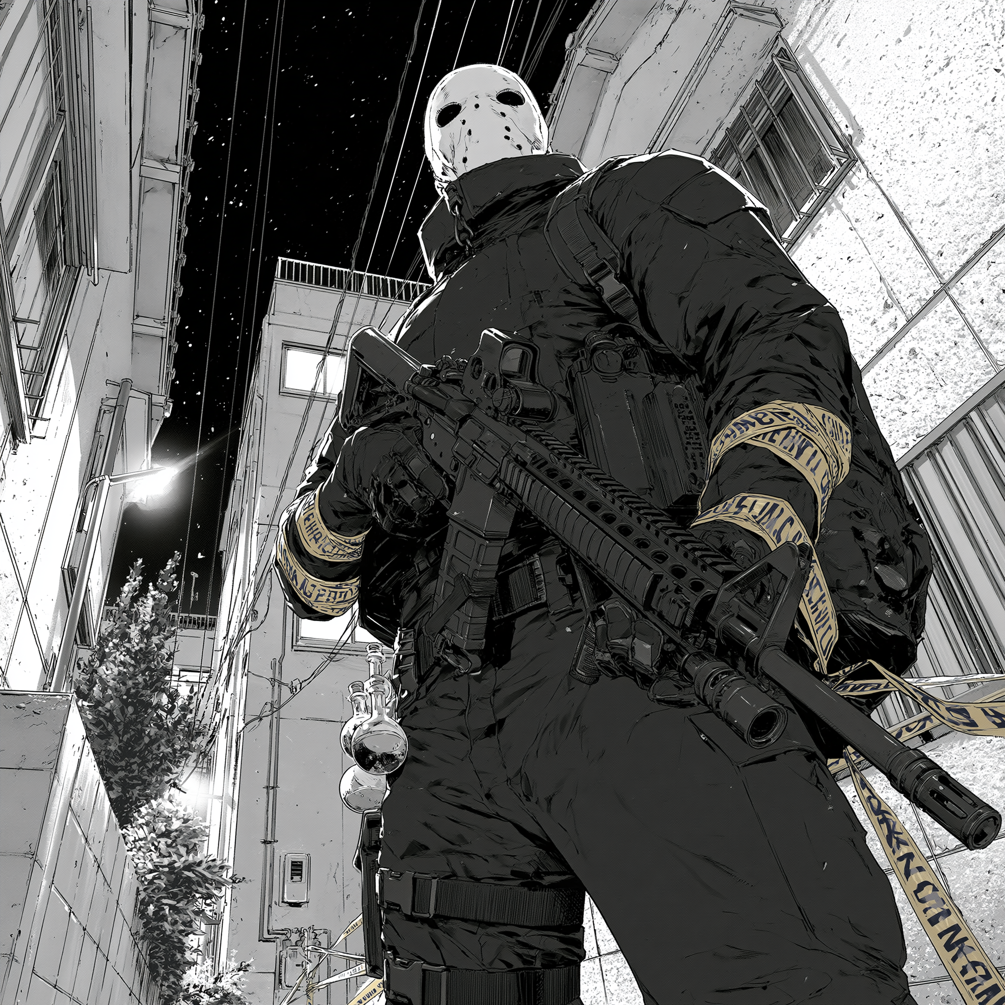 Crime Scene Vigilante in the Alley