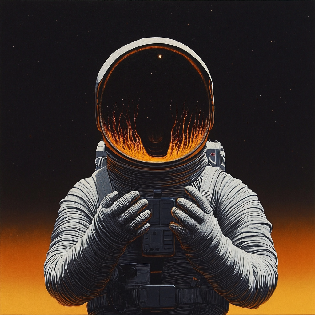 Shouting Astronaut