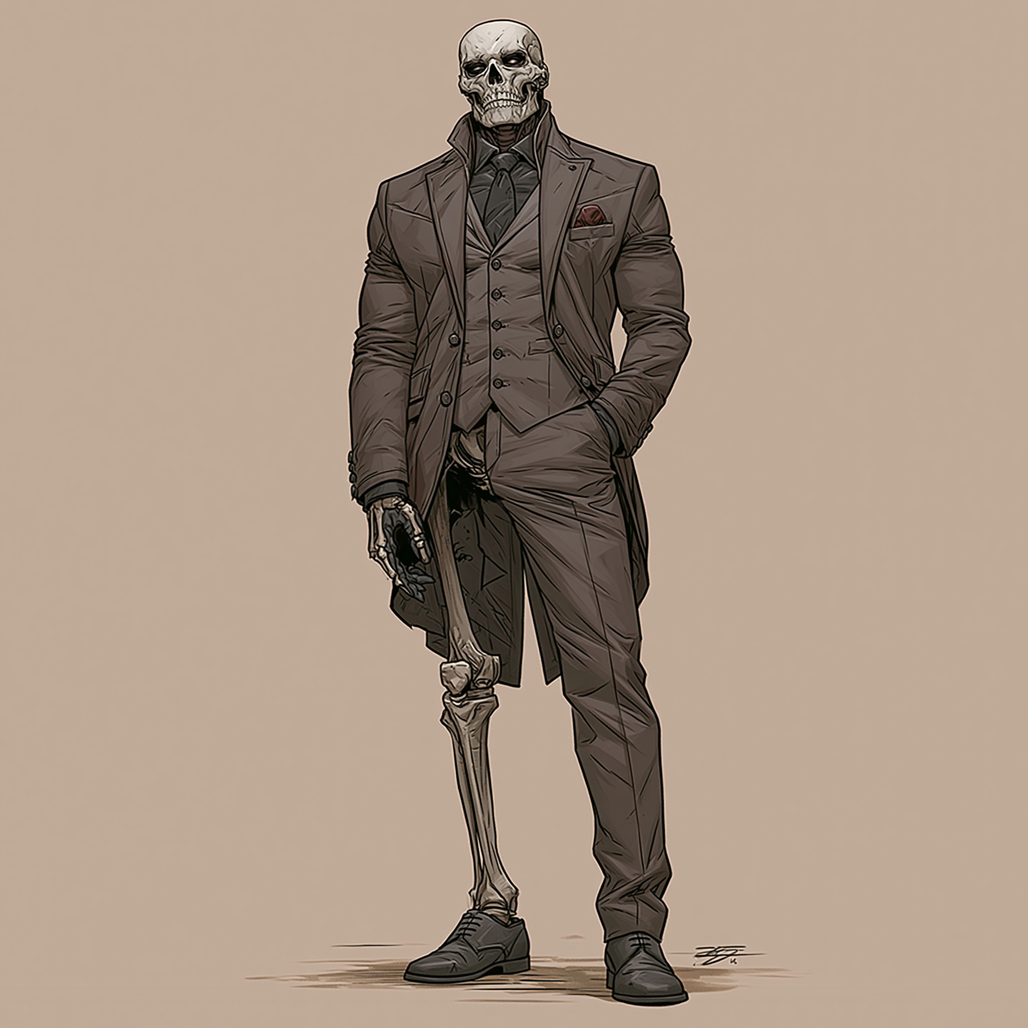 Skeleton in a Suit