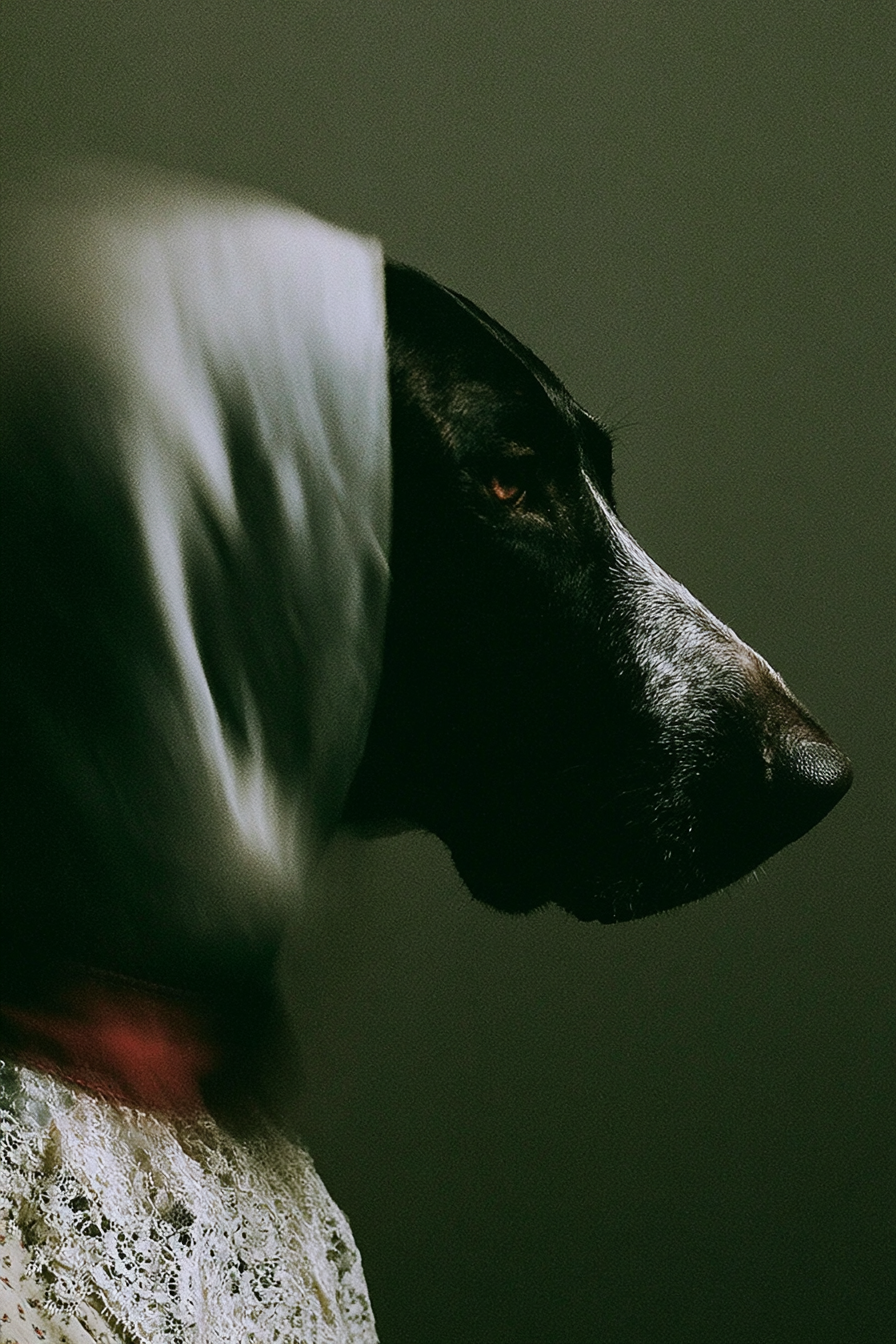 Pointer with a Pearl Earring