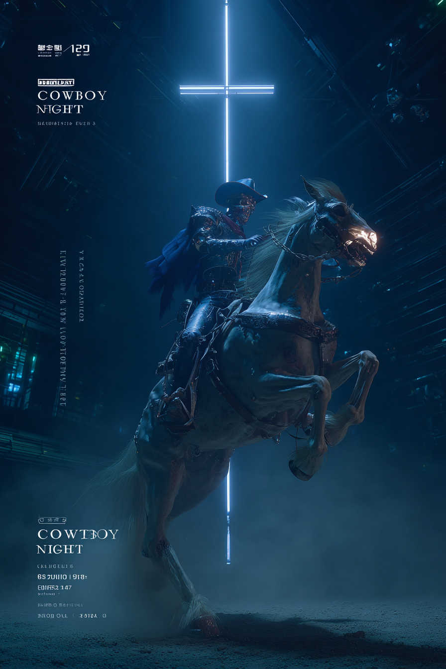 Crimson-Helmet Courier Racing through a Flooded Tunnel
