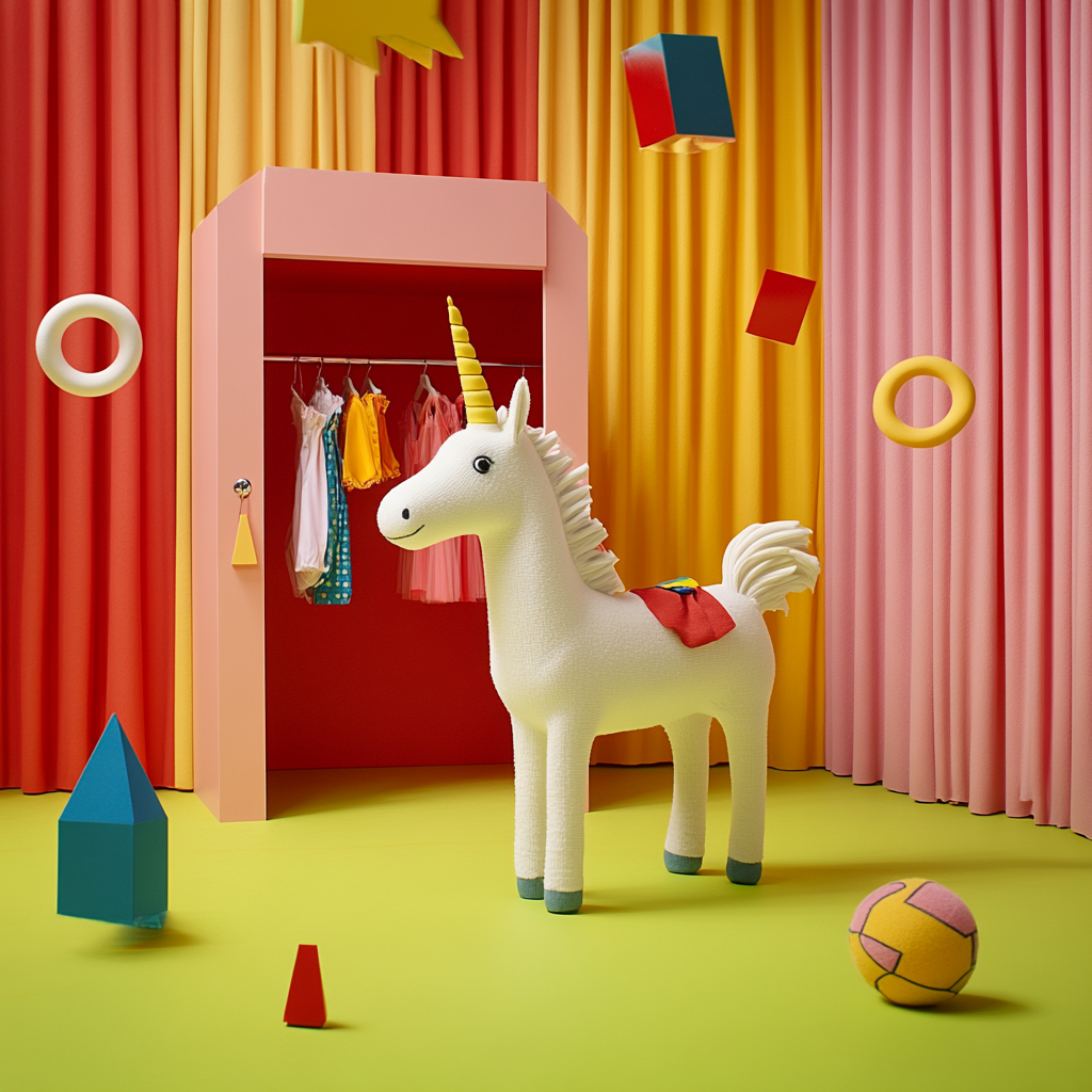 Pink Dressing-Room Unicorn