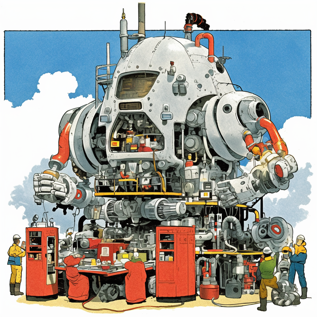 Strange Fusion of People and Robots