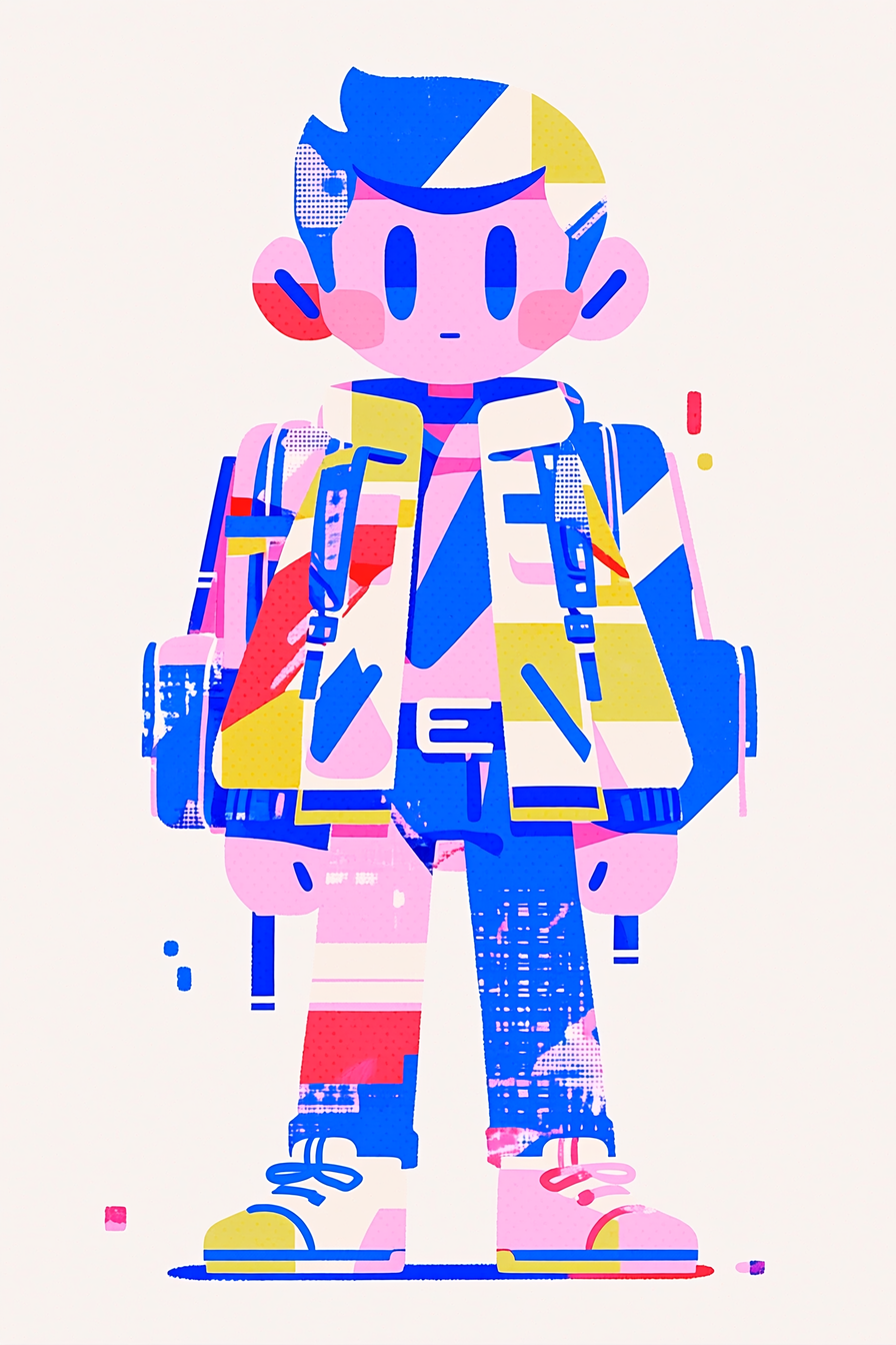 Cute Young Adventurer Character