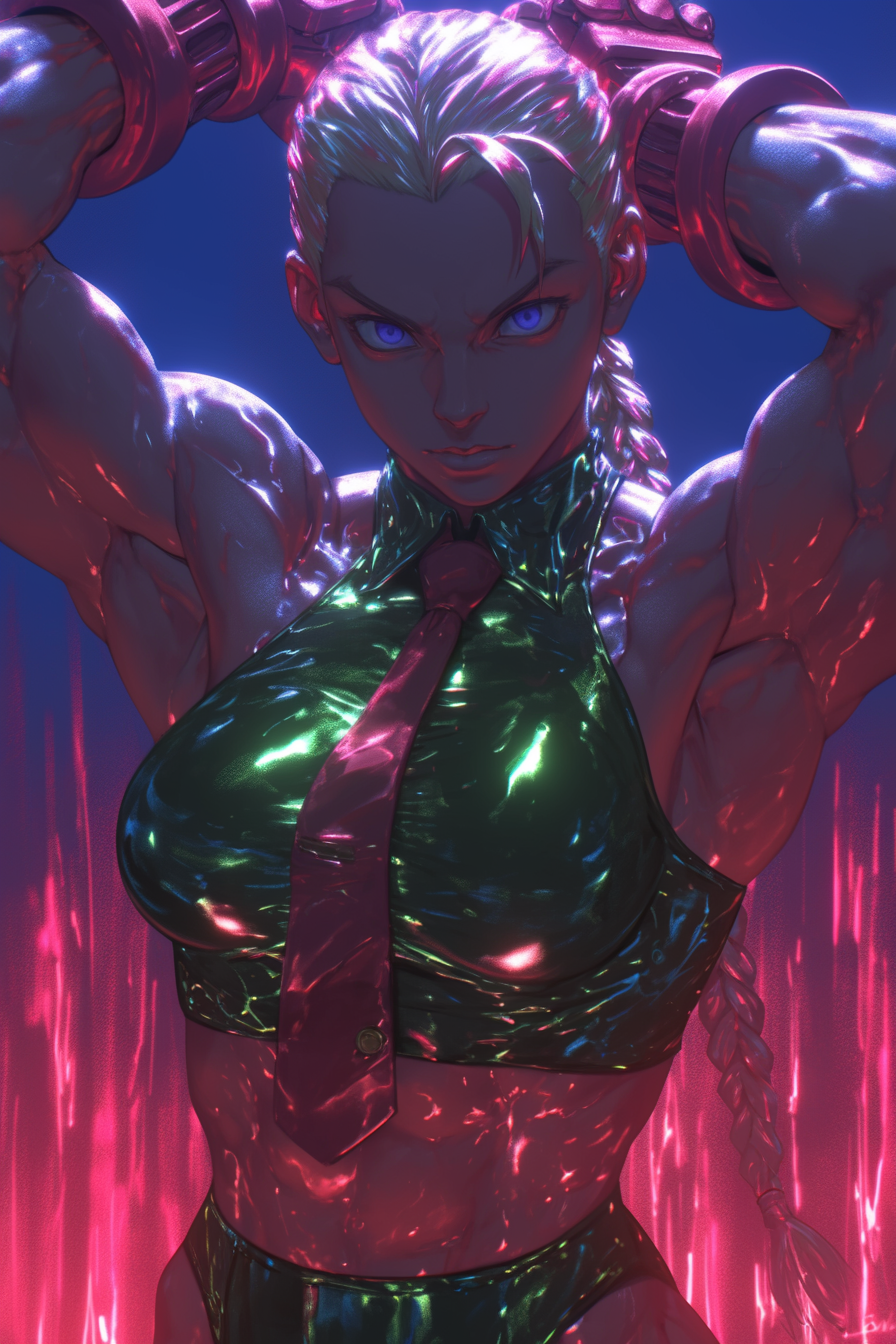 Cammy White en una batalla de Street Fighter