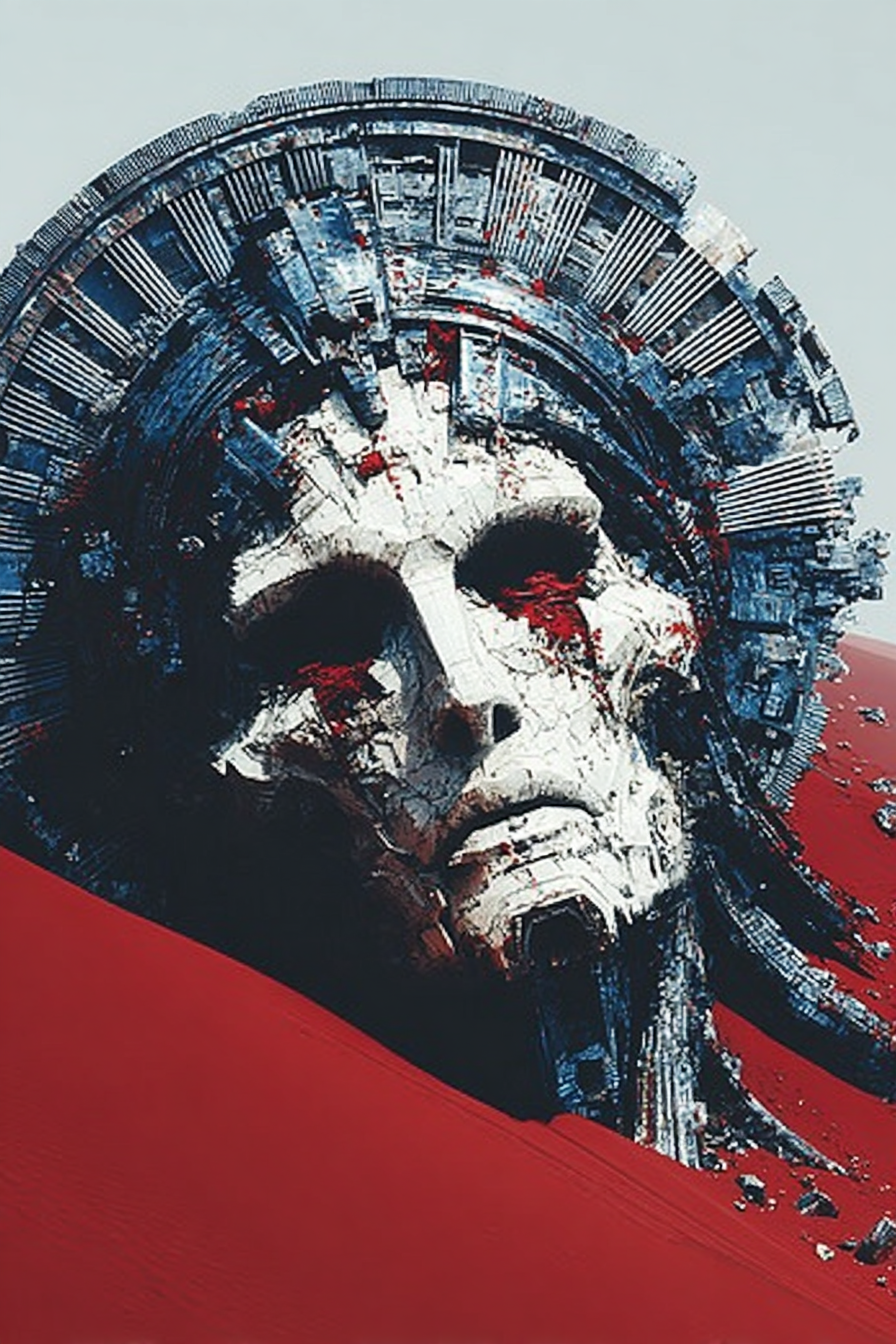 Buried Warlord Titan Head