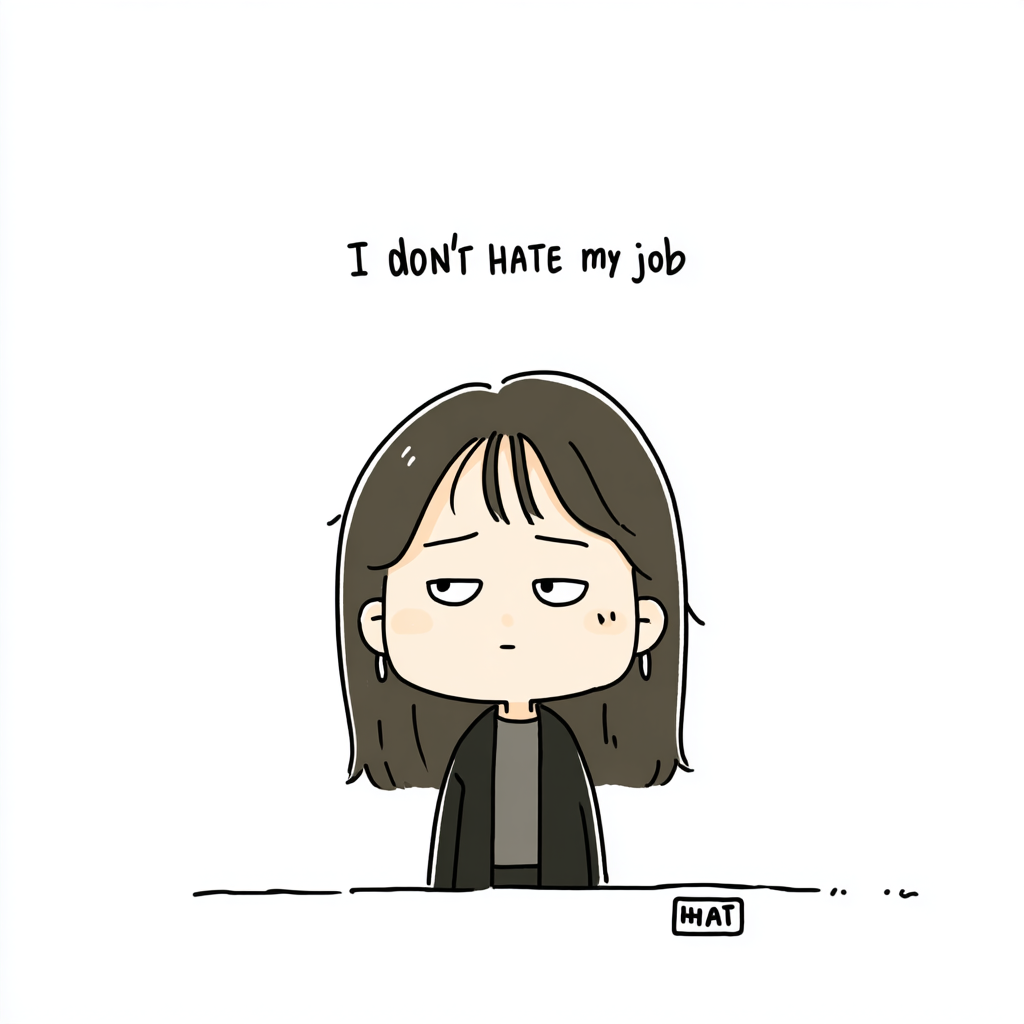 Ich hasse meinen Job nicht – Doodle
