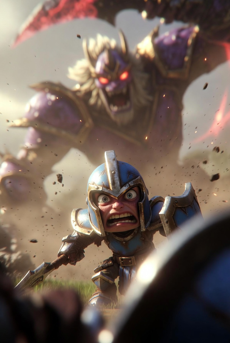 Garen and Darius Clash from a Minion’s View